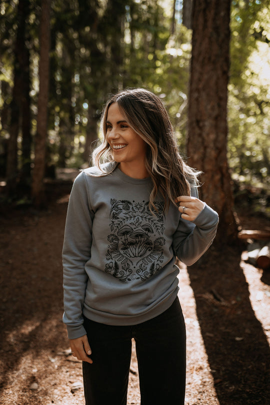 Cottage Mushroom Crew in Slate BLUE  *Made in Canada*