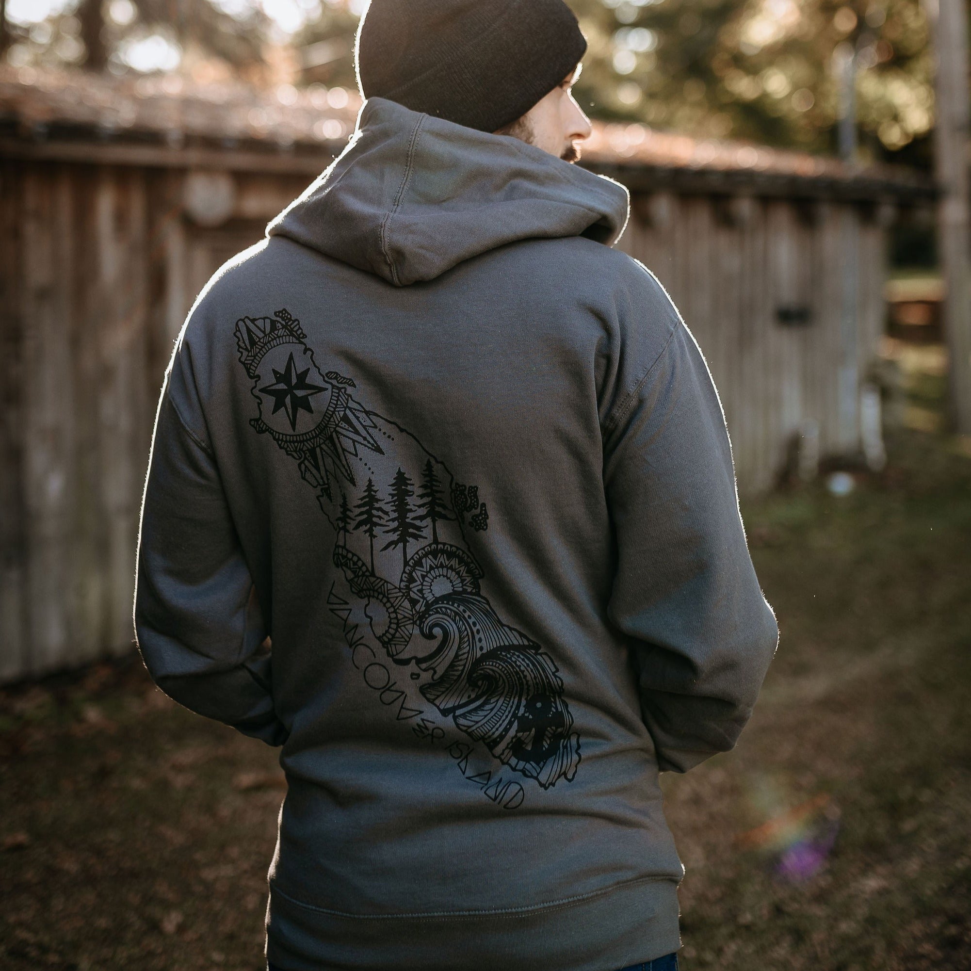 a*様 CHARCOAL CAPE HOODIE CHARCOAL HOODIE – 225MAFIA