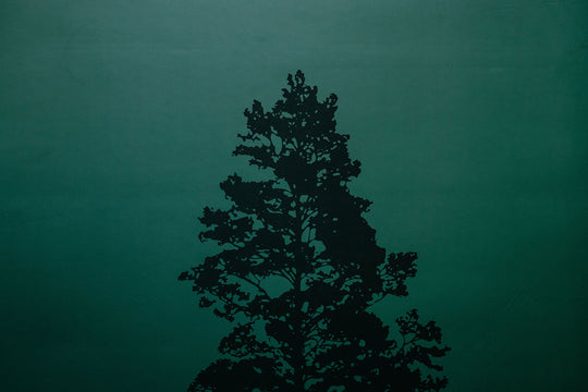 Tree Mycelium Engraved Forest Green Yoga Mat 5mm