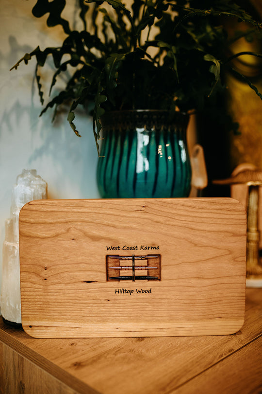 Salmon Engraved Cribbage Board