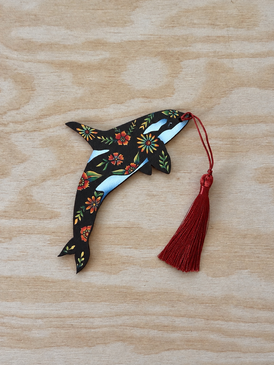 Colourful Orca Bookmark
