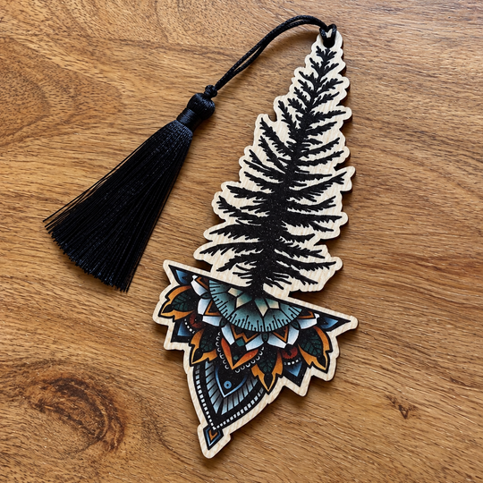 Colourful Tree Mandala Bookmark