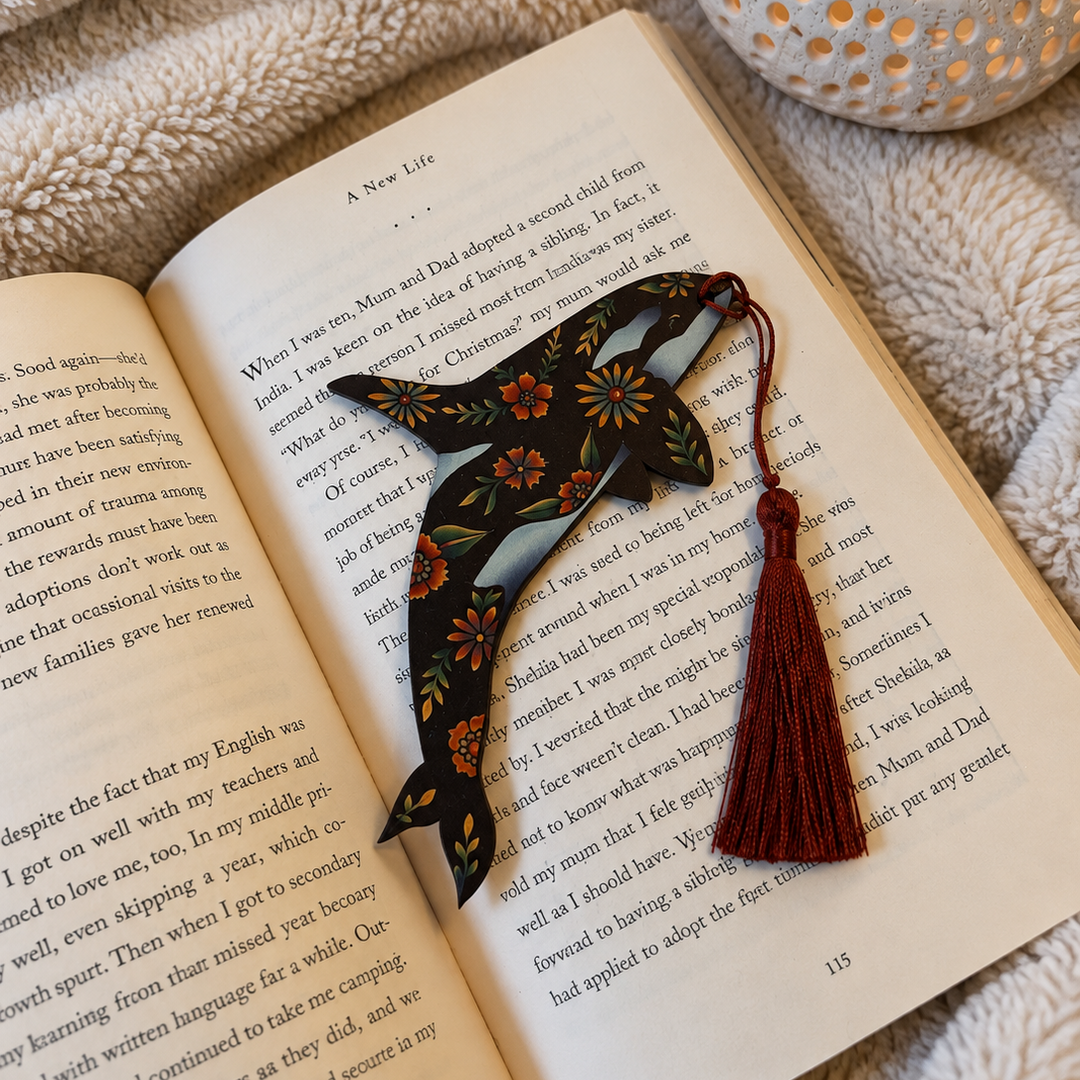 Colourful Orca Bookmark