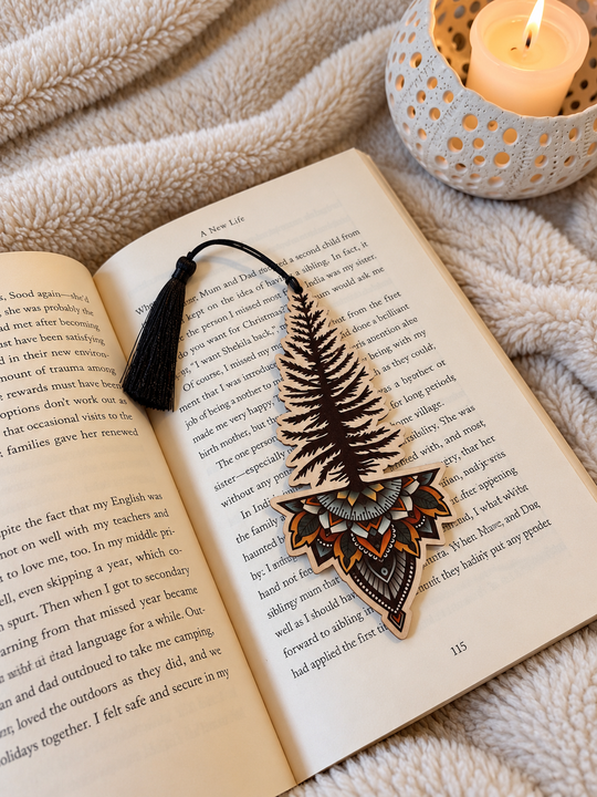 Colourful Tree Mandala Bookmark