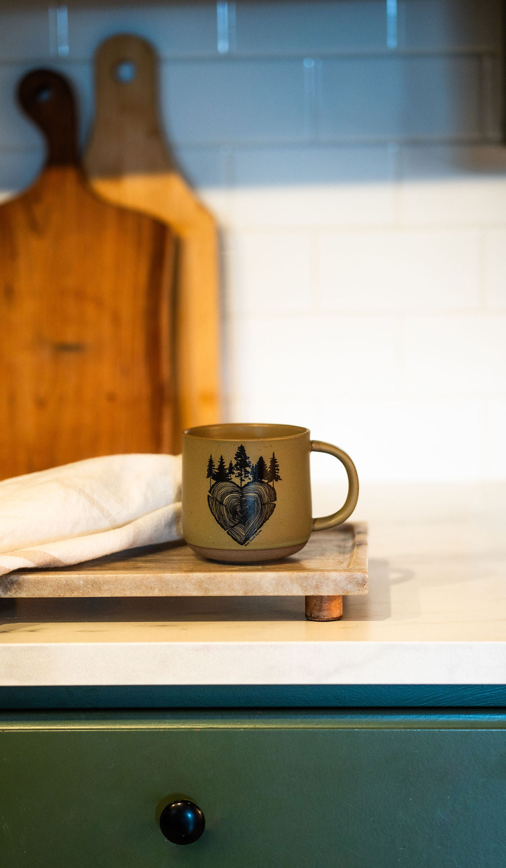 Heart Tree Round Mug