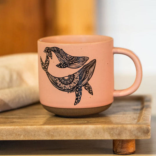 Mom and Baby Humpback Whale Mug