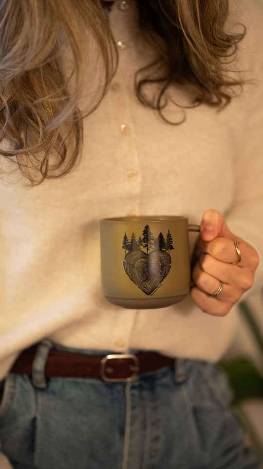Heart Tree Round Mug