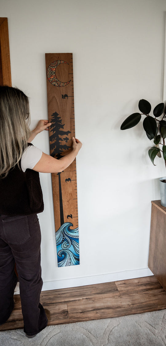 West Coast Waves, Forest & Moon Growth Chart