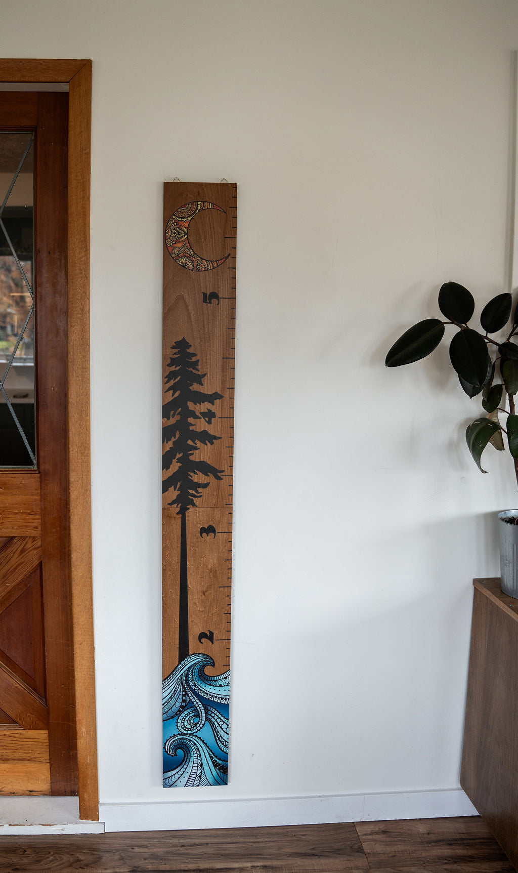 West Coast Waves, Forest & Moon Growth Chart
