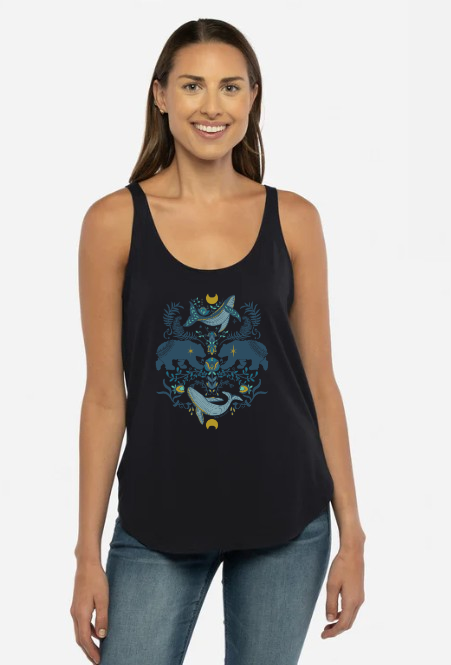 Cottage Bear Festival Tank in Black