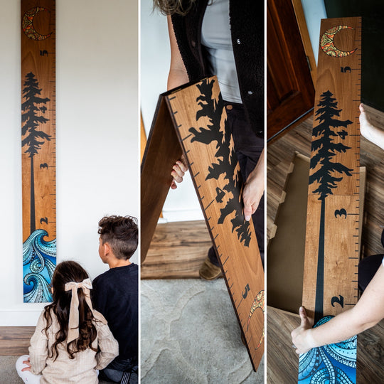 West Coast Waves, Forest & Moon Growth Chart