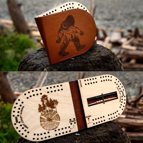 Sasquatch/ Tree Ring Travel Crib board