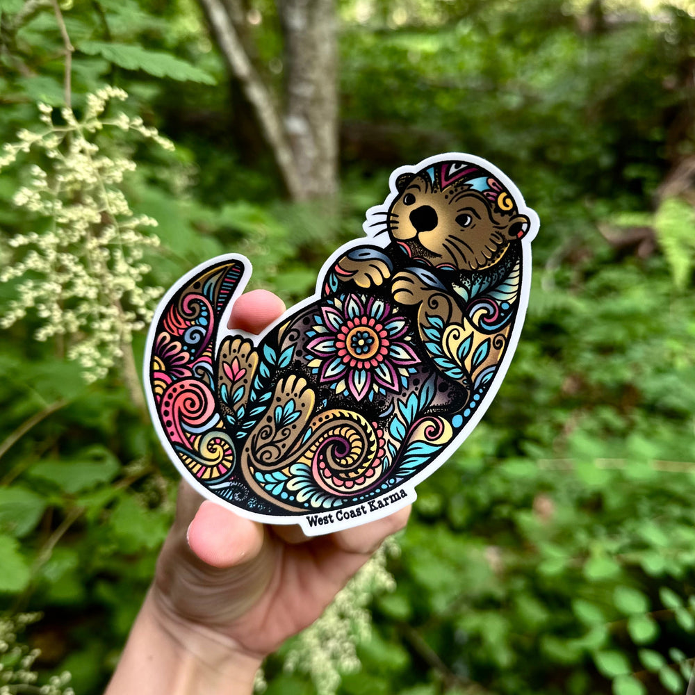 Sea Otter Sticker