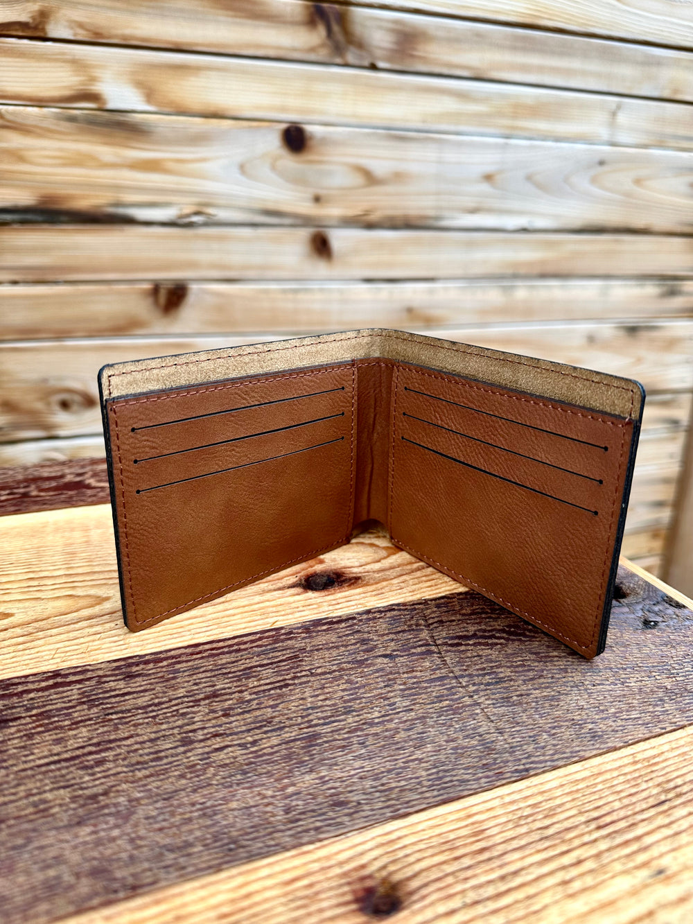 Engraved Nature Bear Wallet