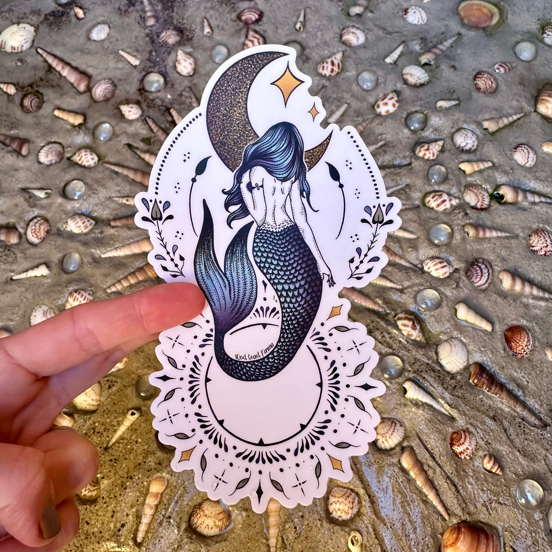 Mermaid Moon Colour Sticker