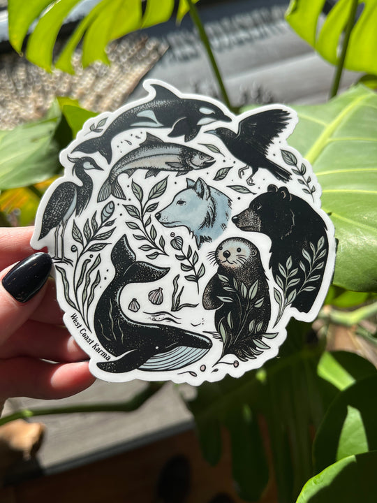 Nature Circle Sticker