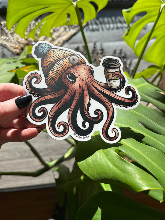 Cozy Octo Sticker