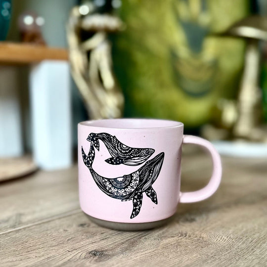 Mom and Baby Humpback Whale Mug