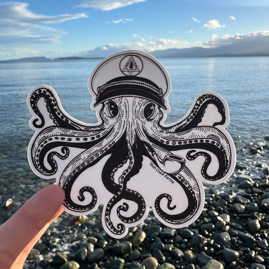 Captain Octo Sticker