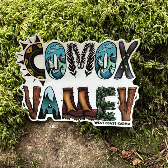 Colourful Comox Valley Nature Sticker
