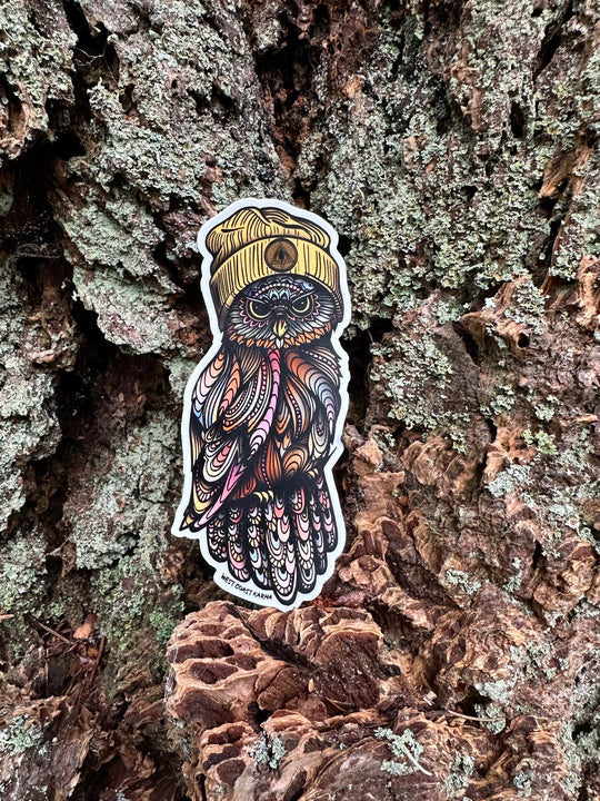 Cozy little Owl Sticker