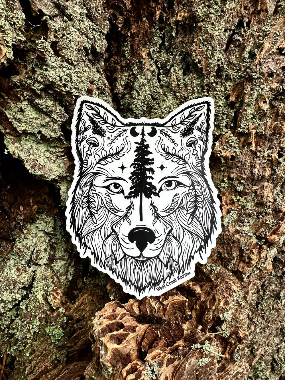 Forest Wolf Sticker