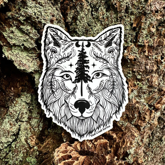 Forest Wolf Sticker