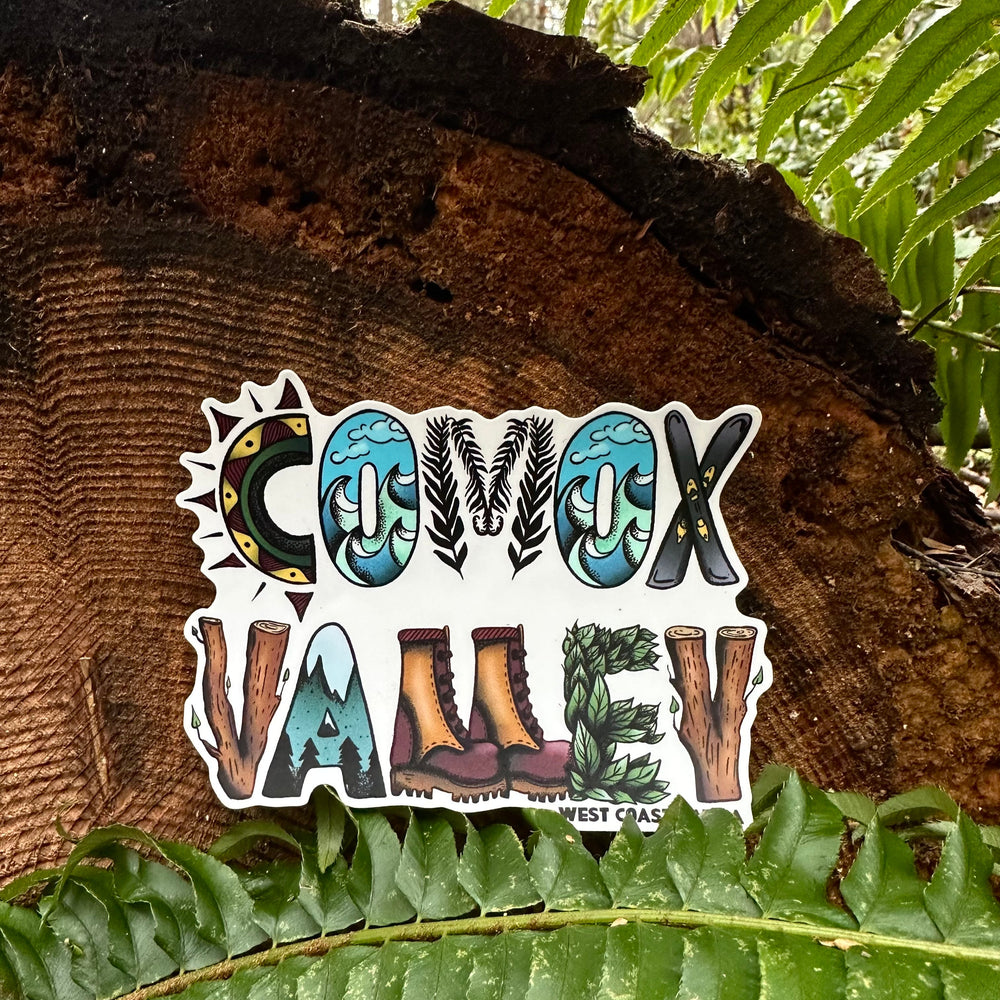 Colourful Comox Valley Nature Sticker