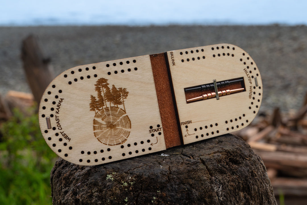 Sasquatch/ Tree Ring Travel Crib board