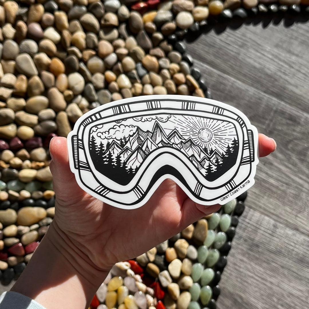 Mountain Goggles Sticker