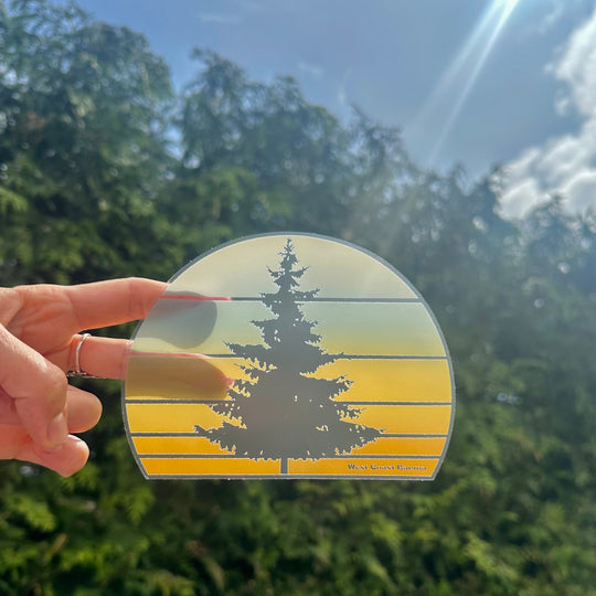 Retro Tree Car Decal