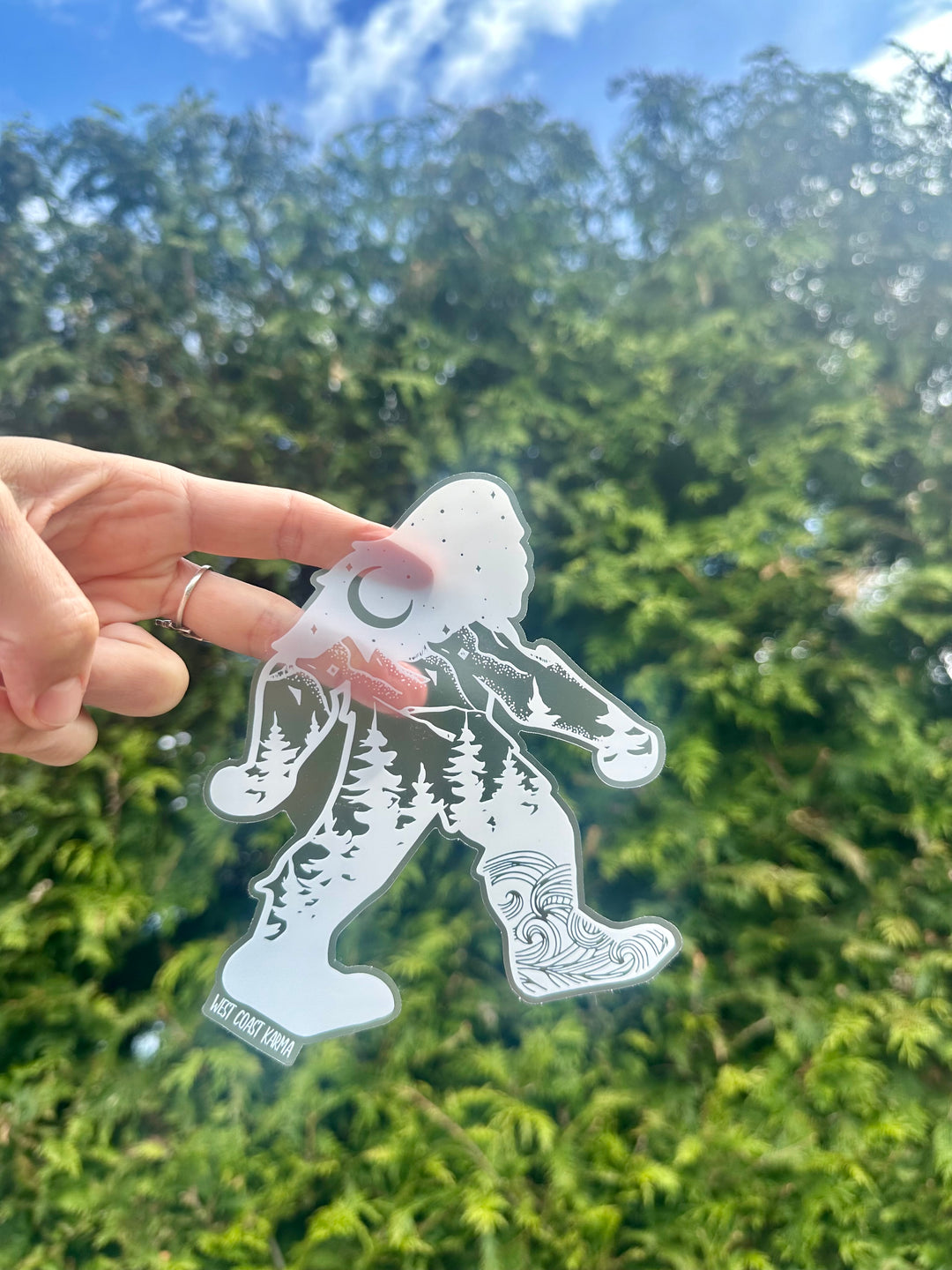 Sasquatch Big Foot Decal
