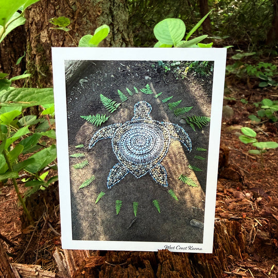 Turtle Art Note Card