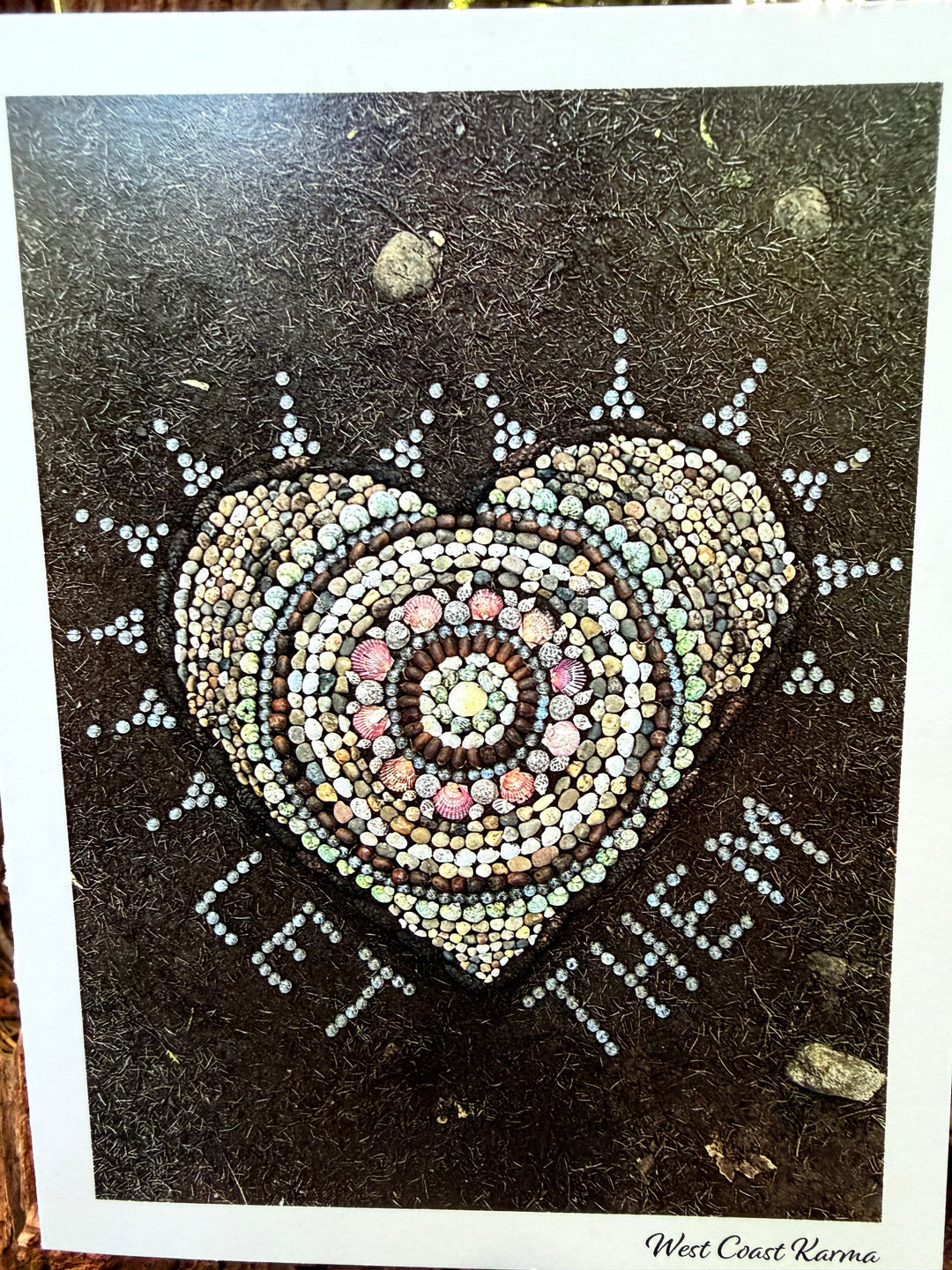 "Let Them" Heart Art Note Card