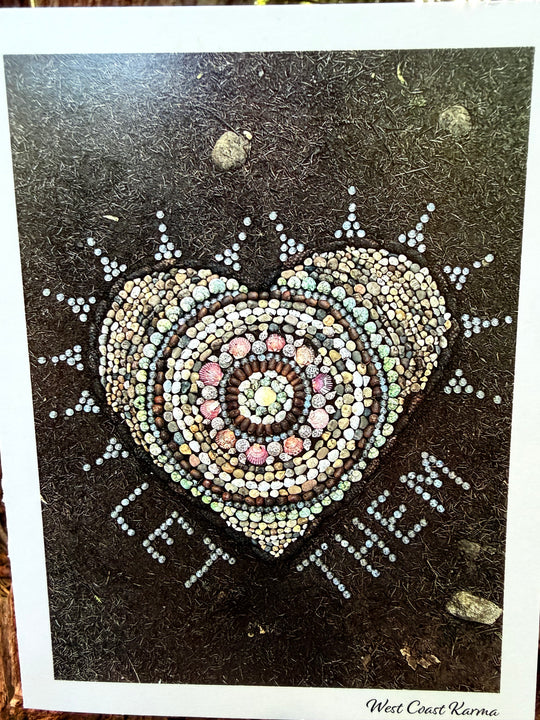 "Let Them" Heart Art Note Card