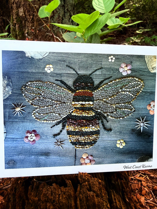Bee Art Note Card