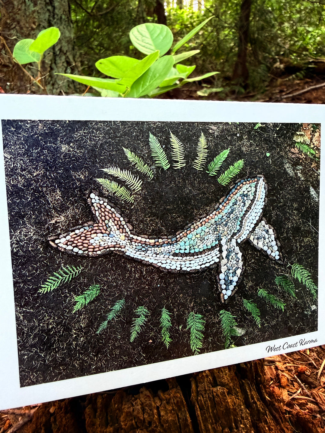 Forest Humpback Art Note Card