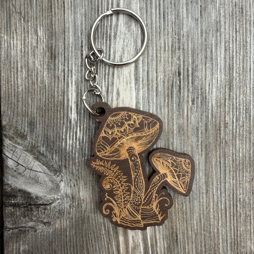 Mushroom Keychain