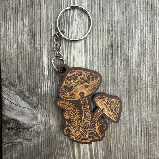 Mushroom Keychain