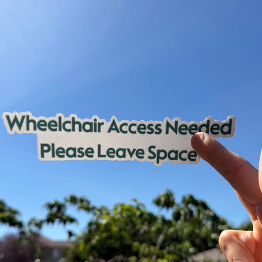 Nature Wheelchair Decal *Both decals included*