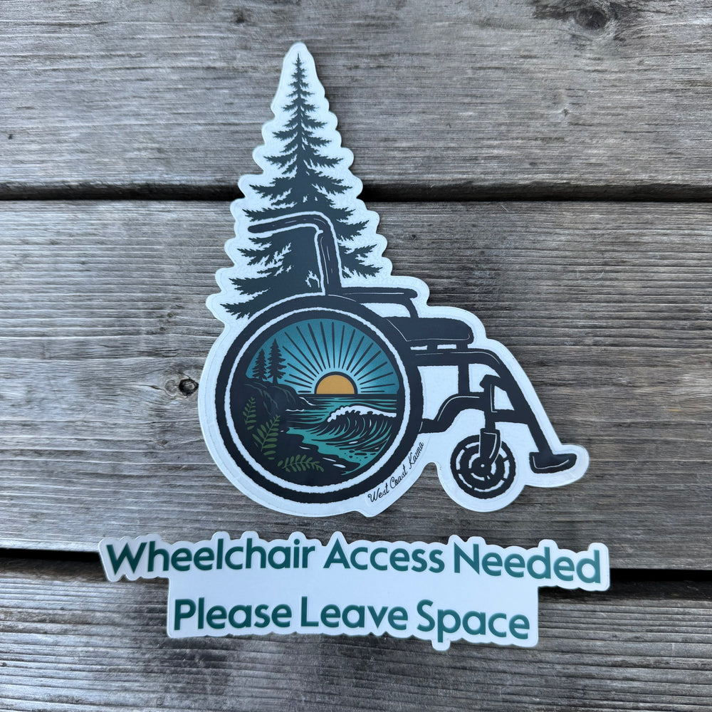 Nature Wheelchair Decal *Both decals included*