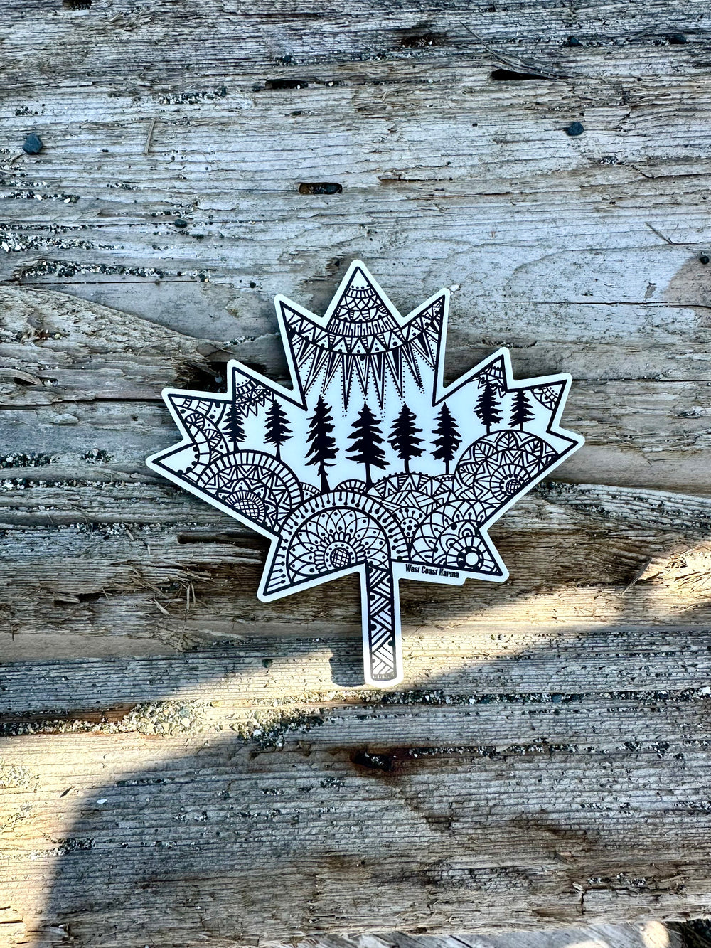 Nature Canadian Maple Leaf Sticker