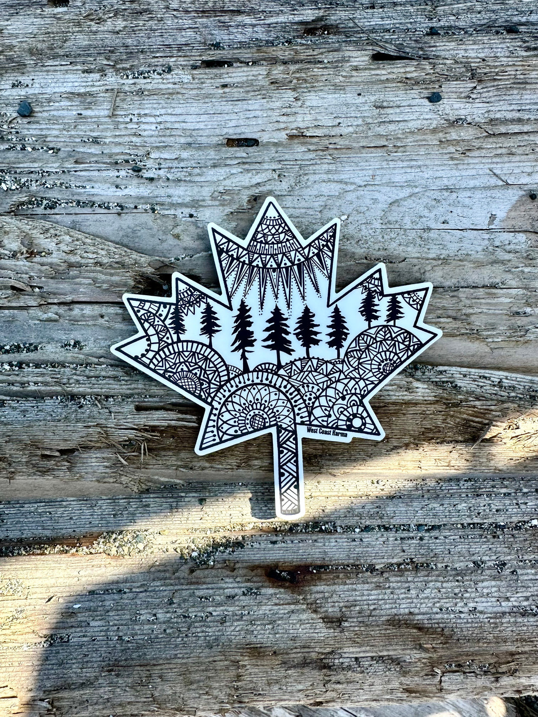 Nature Canadian Maple Leaf Sticker