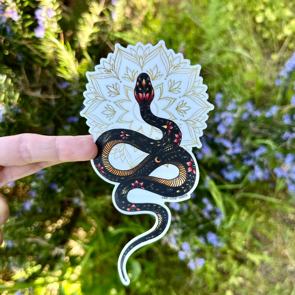 Gold Mandala Year Of The Snake Sticker