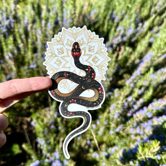 Gold Mandala Year Of The Snake Sticker