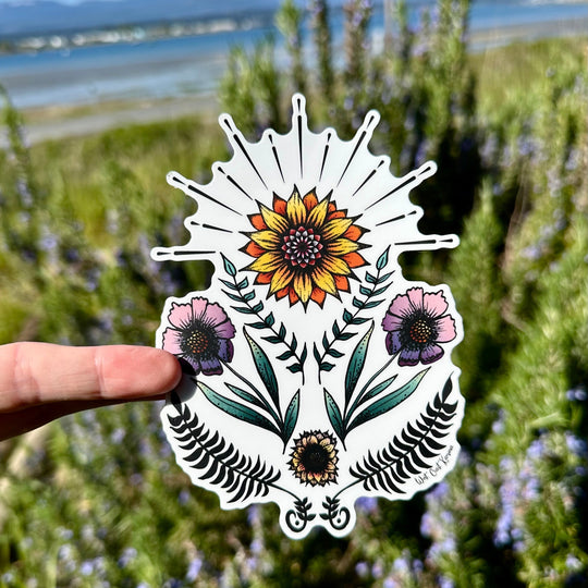 Flower Power Sticker