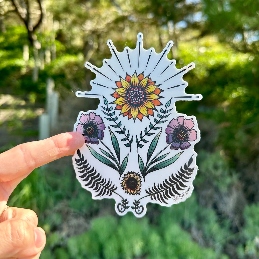 Flower Power Sticker