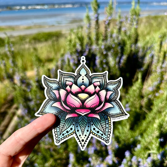 Pink Lotus Sticker