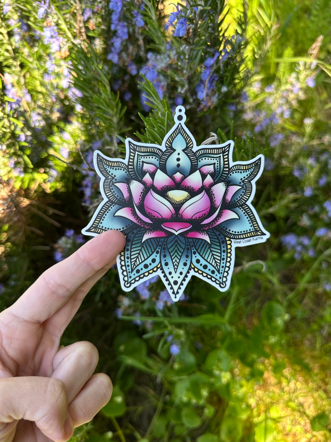 Pink Lotus Sticker