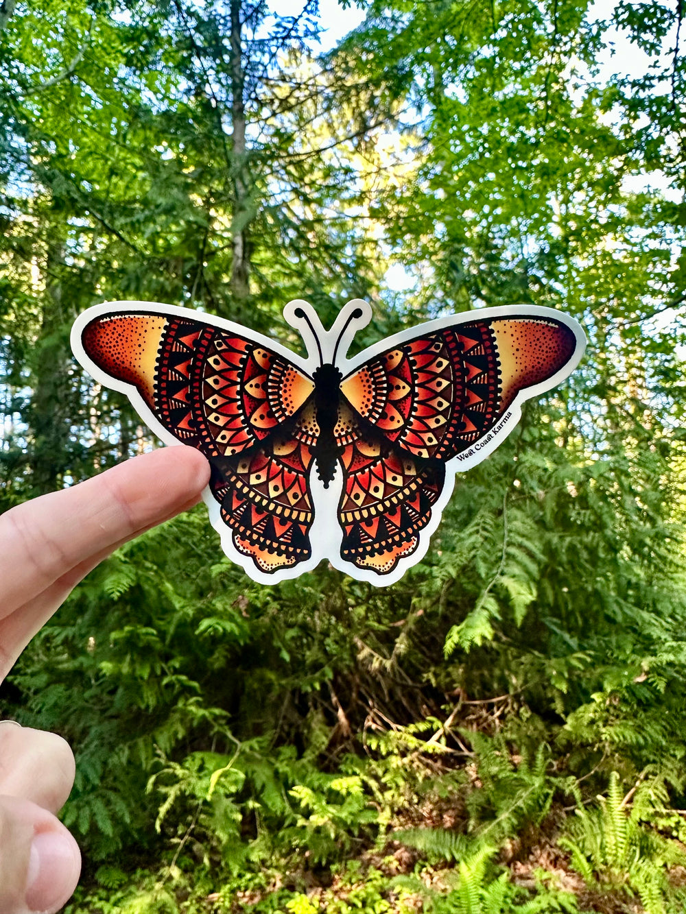 Monarch Butterfly Sticker